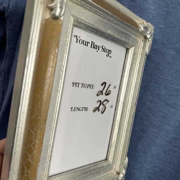 J Jill Fit Women's Top Size XL Blue Long Sleeve Pullover Stretch Rayon Spandex - Picture 6 of 7